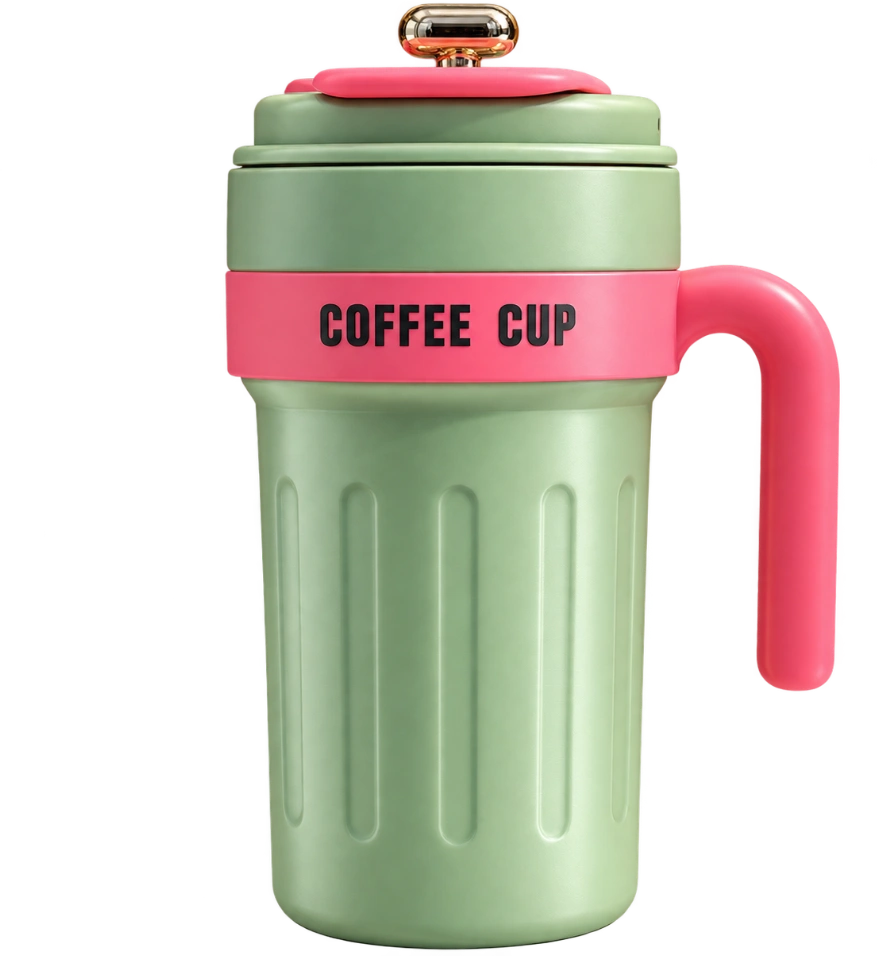 The Coffee Cup in Sage Coral