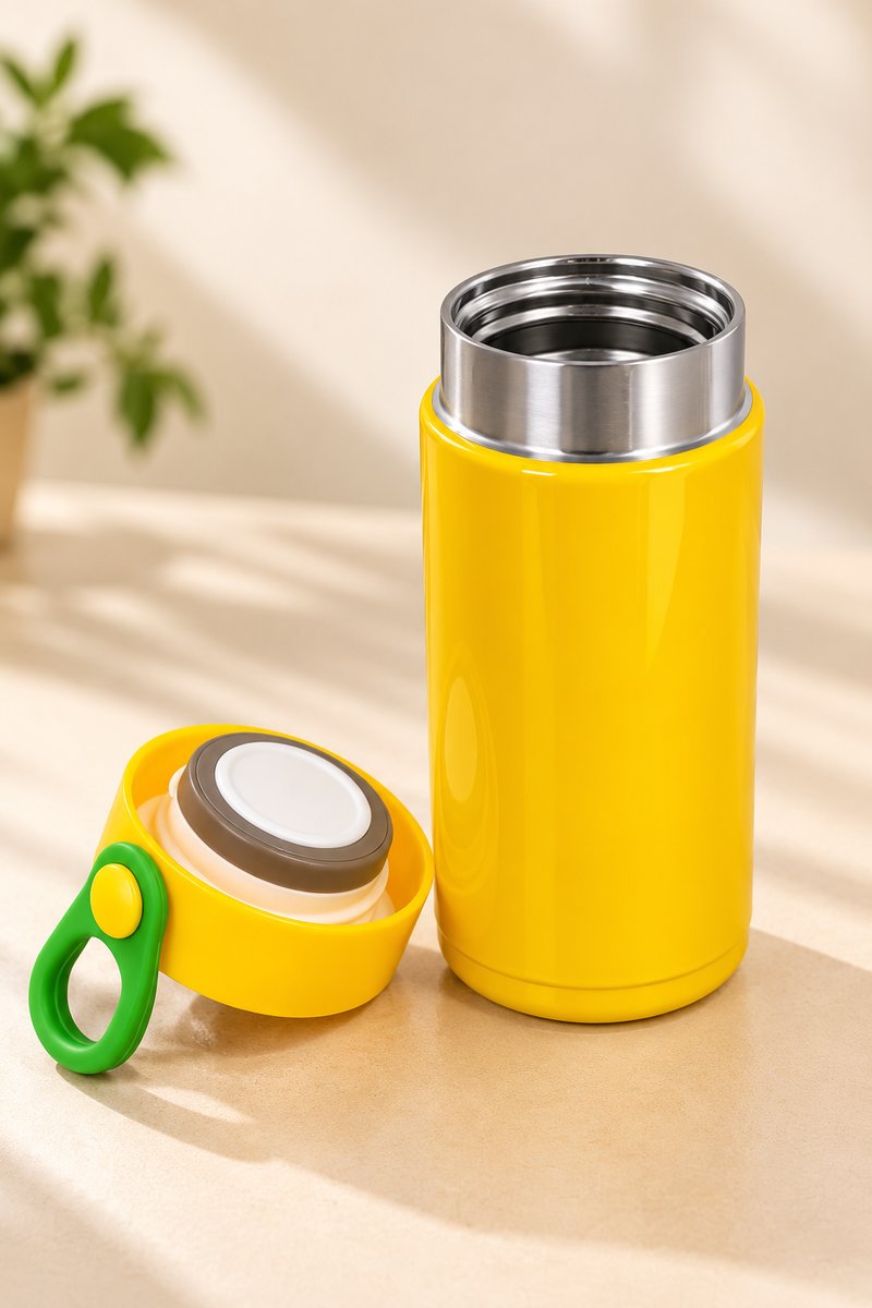 Yellow Mini Thermos Bottle